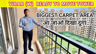 VIRAR WEST  READY TO MOVE TOWER  आ जाओ दिखा दूंगा  VAGAKANTI REALTORS CALL 93566 12350 [upl. by Ferdinande]