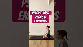 Psoas release psoas yoga stretching yogastretch backstretch emotionalrelease vinyasa shorts [upl. by Carnay907]