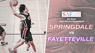 2024 Springdale High School Basketball  Springdale vs Fayetteville [upl. by Florry]