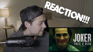 JOKER 2 FOLIE A DEUX TRAILER REACTION  DC JOAQUIN PHOENIX LADY GAGA [upl. by Anead]