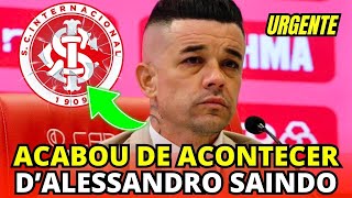 DALESSANDRO DEIXA CARGO no Inter CICLO ENCERRADO  Últimas Notícias do Inter Hoje [upl. by Phelgon]