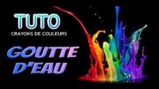 Tutoriel quot comment réaliser des gouttes deau quot COLORIAGE ADULTE [upl. by Majka726]