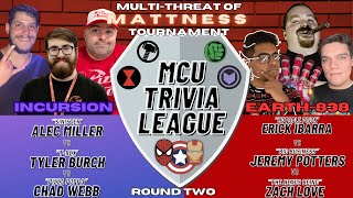 MCU TRIVIA 27  TOURNAMENT  Miller vs Burch vs Webb Ibarra vs Potters vs Love [upl. by Aserahs836]