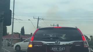 Bushfire Bundoora melbourne vic [upl. by Arv458]