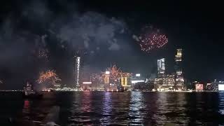 2024 CNY Fireworks Victoria Harbour [upl. by Stuppy]