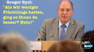 Gysi amp ein Bürger der nicht für andere verantwortlich sein möchte [upl. by Lebatsirc]