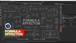 C4D Formula Effector Explained  Cinema 4D Mograph Effectors [upl. by Rida]