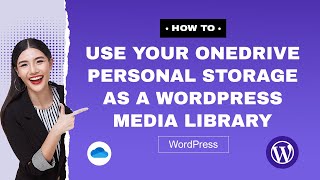 How to use OneDrive Personal storage as WordPress media library  with WP Media Folder Plugin [upl. by Pirri66]