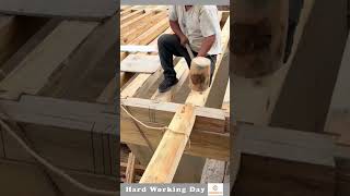 The Process Of Putting Up A Wooden Structure [upl. by Ruthi]