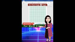 How to Make Graph 📈 Paper in MS Word । rijufreeeducation rijuadvancedtechnology [upl. by Yllet]