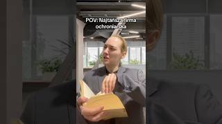 POV Najtańsza firma ochroniarska komediaśmieszne [upl. by Malinda936]