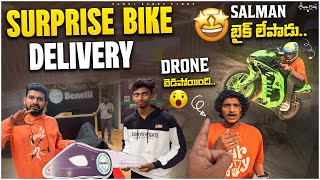 Surprise New Bike Delivery  Drone చెడిపోయింది😭Heated Argument With Rider Salman🤬 Road Rage 😡 [upl. by Lustick]