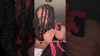 How to Do Loc Knot  INVISIBLE LOCS  TUTORIAL naturalhair hairstylesfornaturalhair [upl. by Laon]