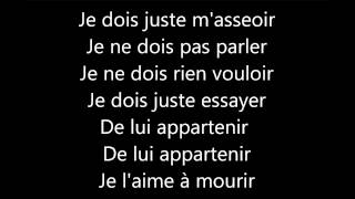 Francis Cabrel  Je laime a mourir Lyrics [upl. by Oringa]