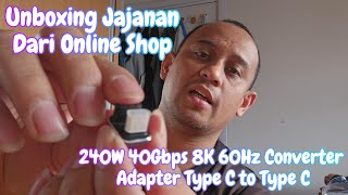 Unboxing Converter Adapter Type C to Type C [upl. by Hosea]