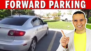 FORWARD PARKING Made EASY  How to Forward Park a car  Easy Forward Stall Parking  Toronto Drivers [upl. by Henebry]