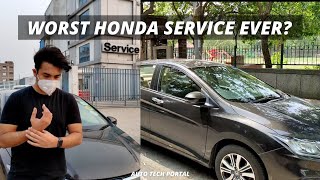 Honda City 4th generation Service review  Worst honda service ever Service Maintainance Cost 2021 [upl. by Rizzi]