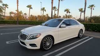 2015 Mercedes Benz S Class S550 Designo Edition Matte White Walk Around And Demo [upl. by Stewardson972]