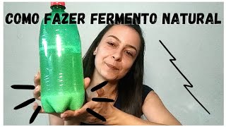 COMO FAZER FERMENTO NATURAL PARA PÃES  FERMENTO CASEIRO  LEVAIN [upl. by Raskind863]