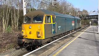 GBRf 69007 “Richard Trevithick” ticking over  Sandbach 🧭🧭 [upl. by Yneffit]