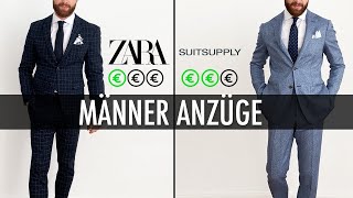 Welcher Männer Anzug ist besser Zara oder Suitsupply [upl. by Eylrahc]