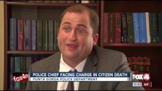 Police officer amp chief charged in citizen death [upl. by Naejarual]