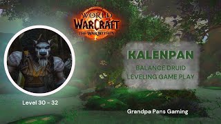 Solo Game Play World of Warcraft  Worgen Druid 30  32 [upl. by Ahsekar]