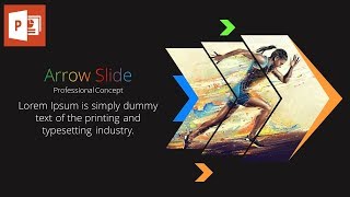 Professional Concept Arrow Slide  Powerpoint Slide Design 2 [upl. by Emlyn]