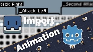 Pixel Art Aseprite to Godot Engine Serie de Animación parte 3 [upl. by Jerz]