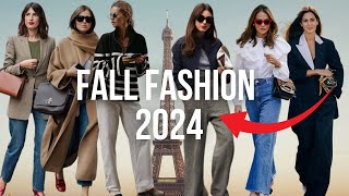 10 CLASSIC FALL FASHION TRENDS 2024 FRENCH WOMEN LOVE TO WEAR PARIS FASHION TRENDS [upl. by Ylatan792]