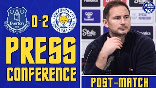 Everton 02 Leicester City  Press Conference [upl. by Ecidnarb]