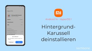 HintergrundKarussell deinstallieren  Xiaomi Android 14  HyperOS 1 [upl. by Alberto]