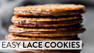 Lace Cookies  Sallys Baking Recipes [upl. by Allie879]