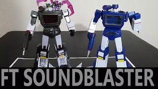 Robot Paradise RP02 Acoustic Blaster Soundblaster w Ratbat [upl. by Tymon820]