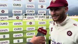 Keogh Delighted By Victory Over Derbyshire [upl. by Arracahs]