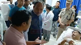 BreakingNews Home Minister Natung Visits TRIHMS Assures Support to Seppa Hospital Incident Victims [upl. by Bryon]