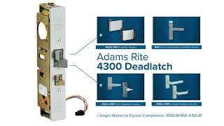 AdamRite 4300 Electrified Deadlatch Video [upl. by Eiclek578]