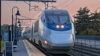 Amtrak Acela amp ACS64 Horn Compilation 2024 [upl. by Leontine773]