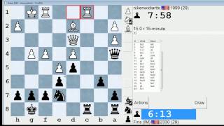 Standard Chess 37 nikenwidiartto vs IM Bartholomew Sicilian Defense [upl. by Cash]