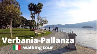 VerbaniaPallanzaItalyWalking tour at lake Maggiore [upl. by Itsirc]