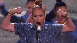 Jennifer Lopez Lip Syncs I Luh You Papi on American Idol [upl. by Enyt]