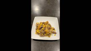 Shepherds pie with tater tots cooking food creativefoodie [upl. by Kemble]