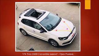 VW Polo with Webasto Convertible Sunroof [upl. by Poock]