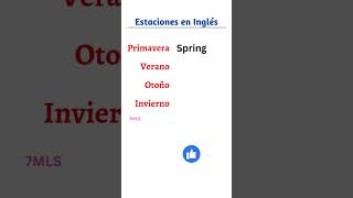 Las estaciones del año en Inglésinglesaprenderingles [upl. by Arabele]