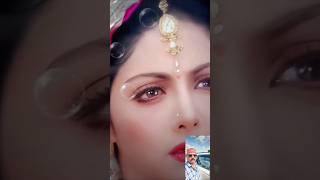 💞Ek Pal Jeyege Na Tumse Bichar Ke Sridevi So Cute Actress💞hindisong bollywood song shorts video [upl. by Aileme]