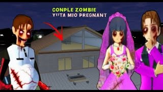 YUTA Bridgeroom amp MIO Bridge Horror Weeding Couple 😱  SAKURA School Simulator Horror Drama 👺 [upl. by Siddon]