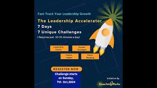 The leadership accelerator Challenge Induction session [upl. by Rakel655]