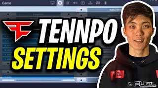 Faze Tennp0 Fortnite Settings and Keybinds Fortnite Pro Player [upl. by Ferrick]