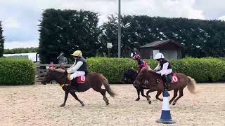 Shetland Pony Grand National  Duble amp Florence  Keysoe International [upl. by Ariamoy]