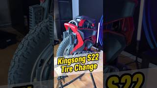 ‼️Kingsong S22 Tire Change 🔩 [upl. by Sandie582]